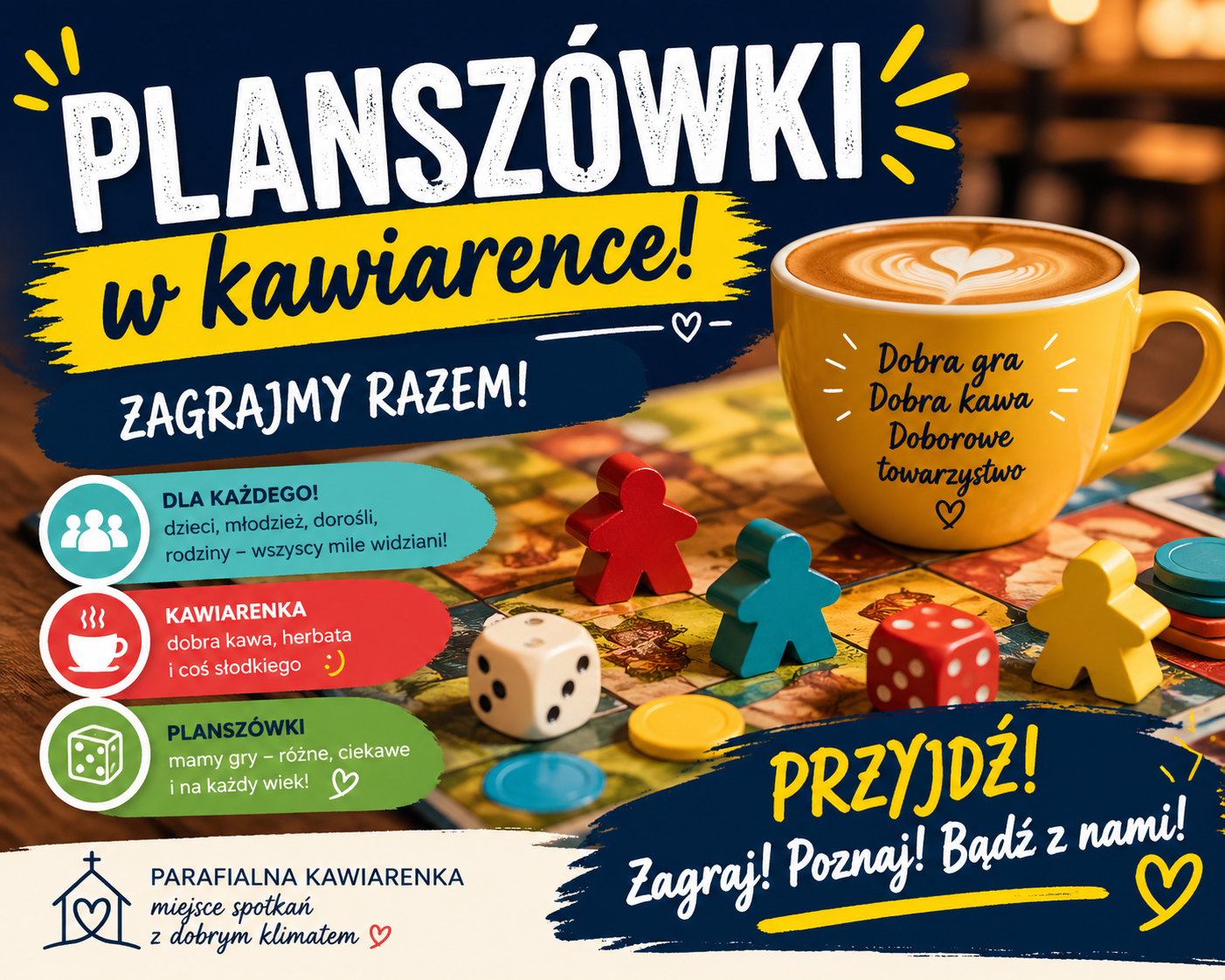 Planszówki w Kawiarence