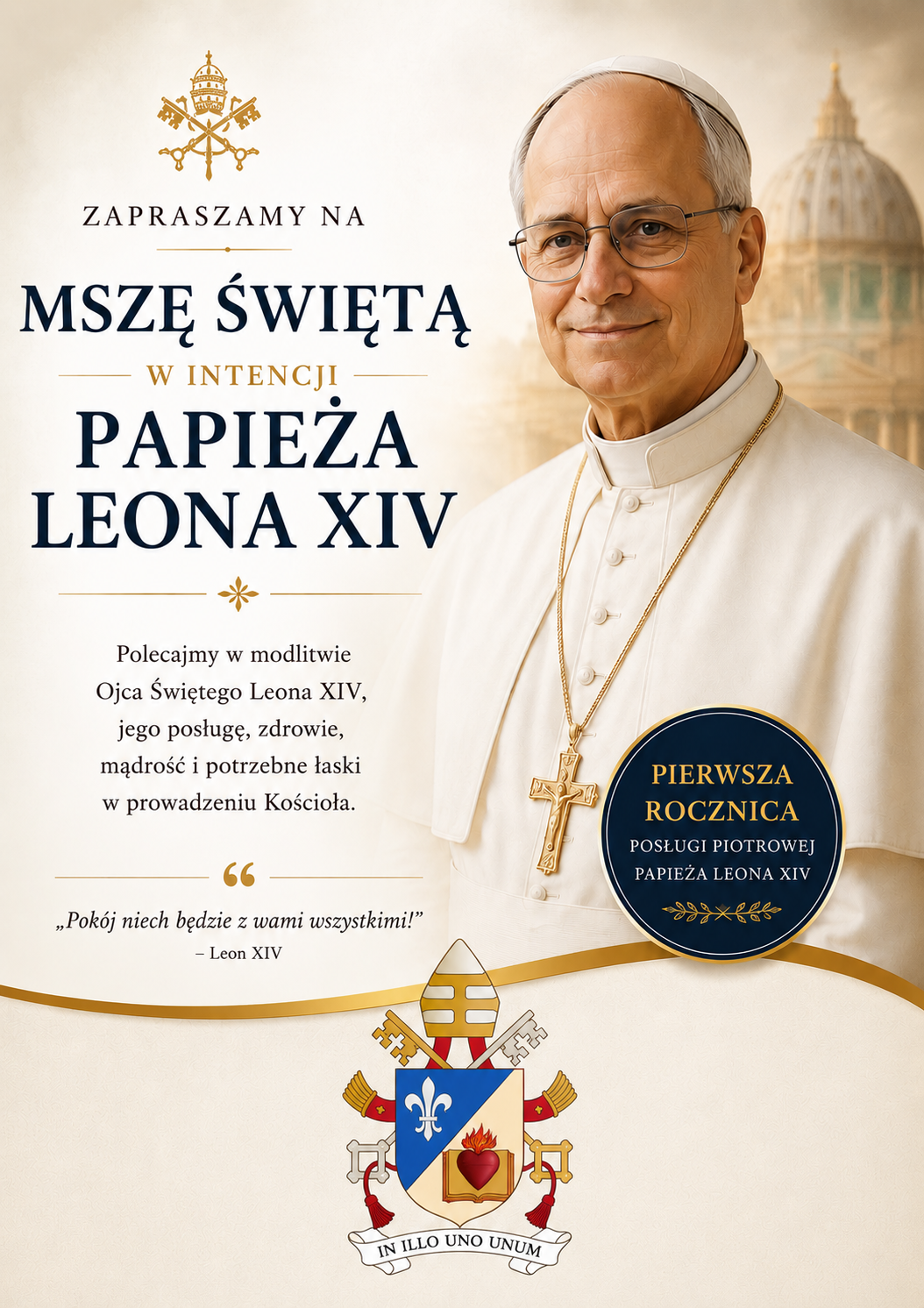 Pierwsza rocznica wyboru Leona XIV